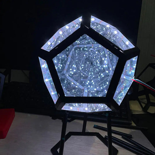 Espacio LED de geometría de fantasía
